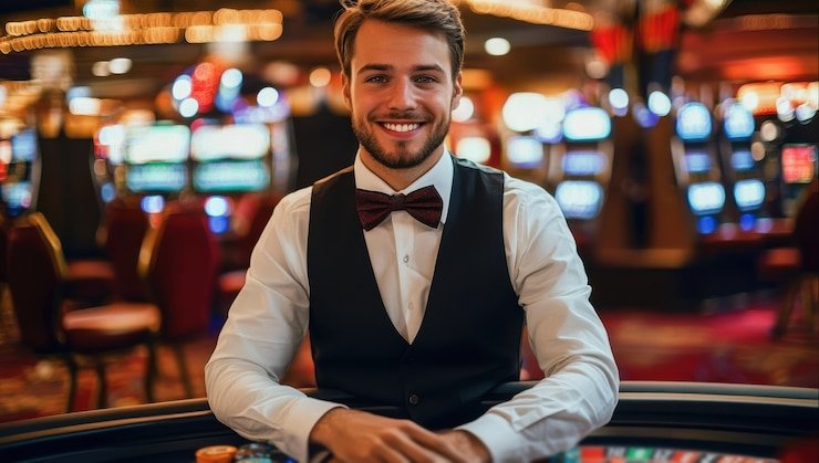 Mobile phone showing DANA wallet interface on genting138 login deposit screen
